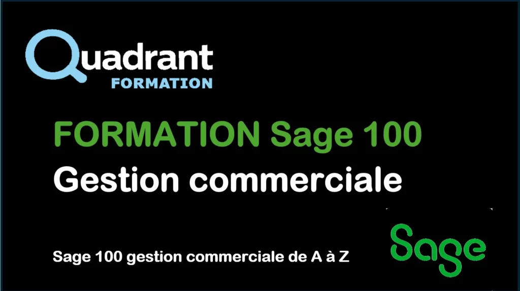 Formation Sage 100 gestion commerciale